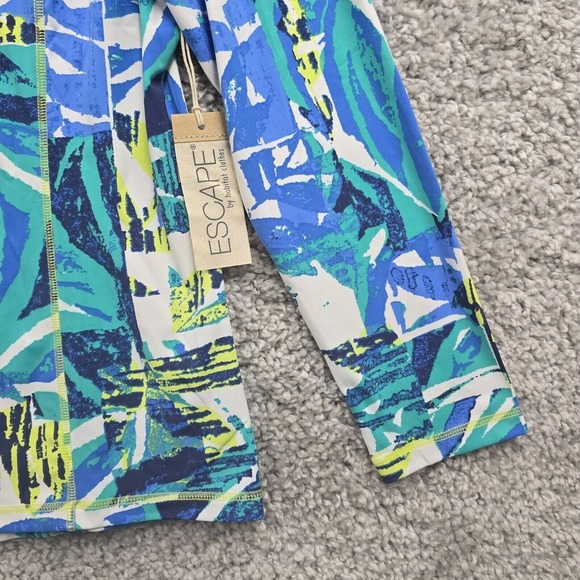 Escape by Habitat Top Womens XXL Long Sleeve 1/4 Zip Stretch Active Shirt - Picture 2 of 13